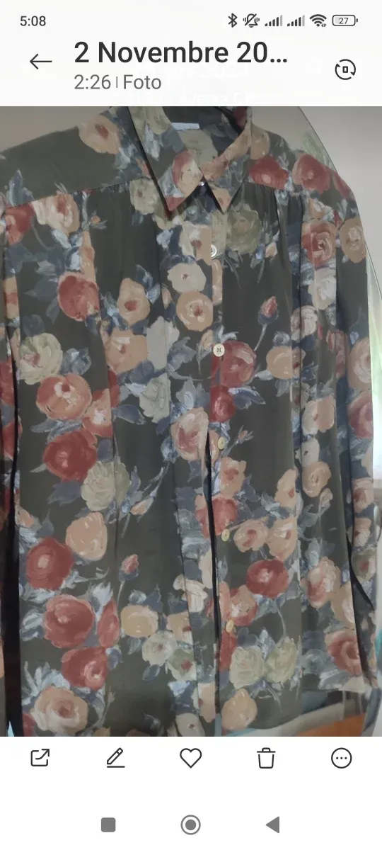 Camicia fiorata donna