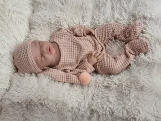 Muñeca Reborn Silicona Blanda Platino