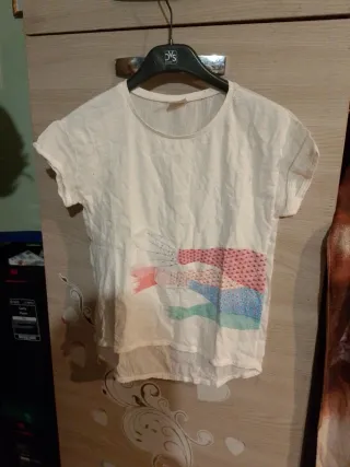 T-shirt bianca con stampa