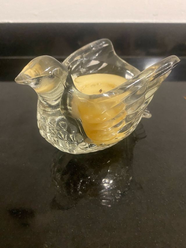 Portavelas de cristal AVON