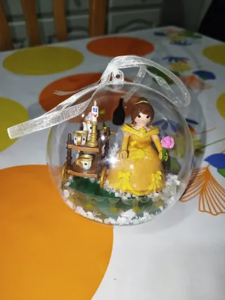 Bola Navidad Bella Disney