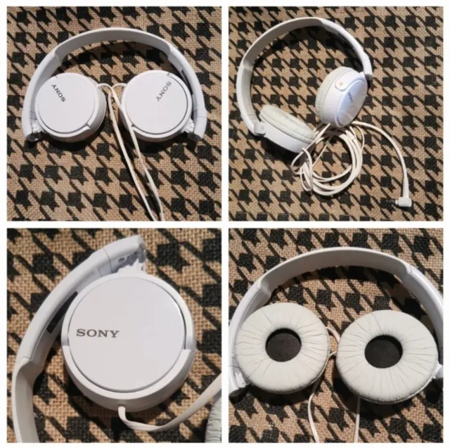 Cuffie Sony Bianche con cavo