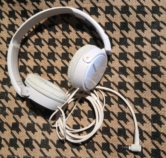 Cuffie Sony Bianche con cavo