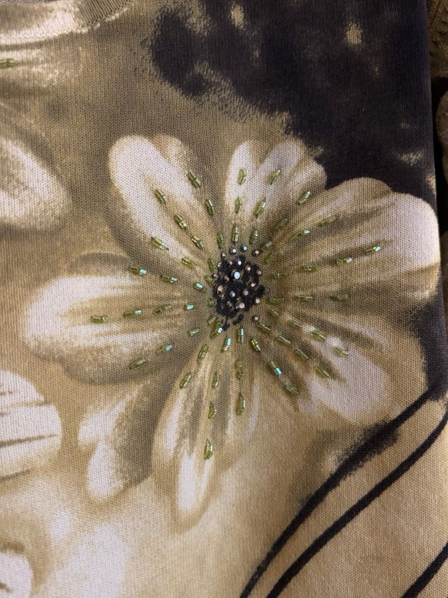 Maglia donna con perline