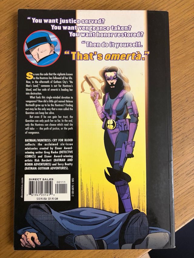 Batman Huntress de Greg Rucka Inglés