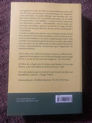 Mary Karr./ El club de los mentirosos