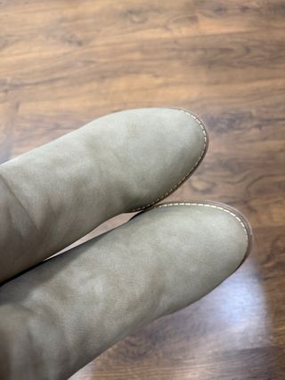 Botines tacón beige talla 39