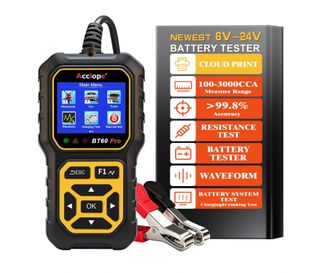 Comprobador digital de baterías, carga y arranque