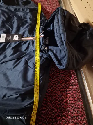 K-Way Giubbotto Blu Taglia L / 42-44 / 52-54