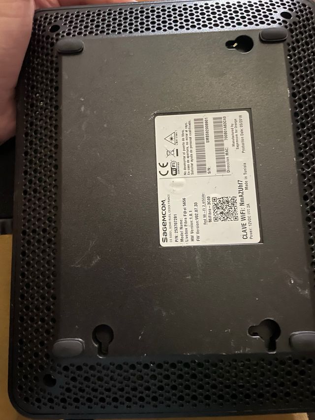 Módem Sagemcom Livebox Fibra 5656