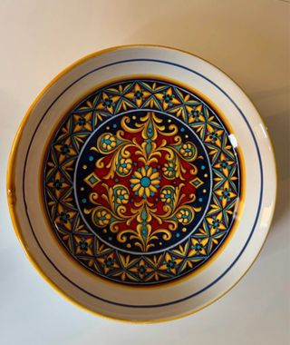 Piatto da portata Nova Deruta decorato