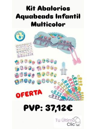 Kit Abalorios Aquabeads Infantil Multicolor