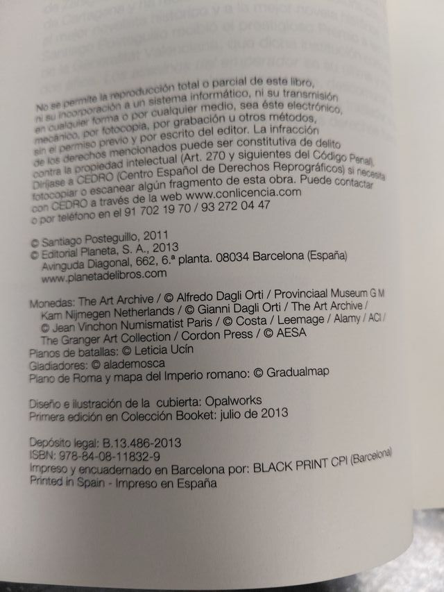 Los asesinos del emperador. Santiago Posteguillo