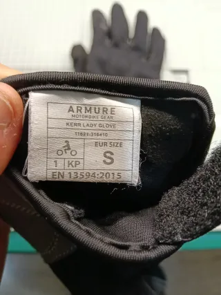 Guantes Moto Mujer Armure Negro/Gris