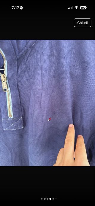 Maglione Tommy Hilfiger con zip