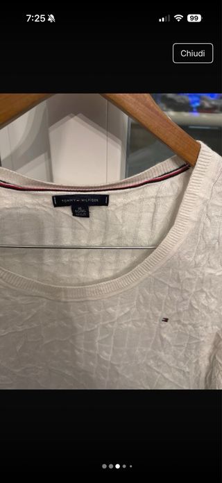 Maglia Tommy Hilfiger bianca