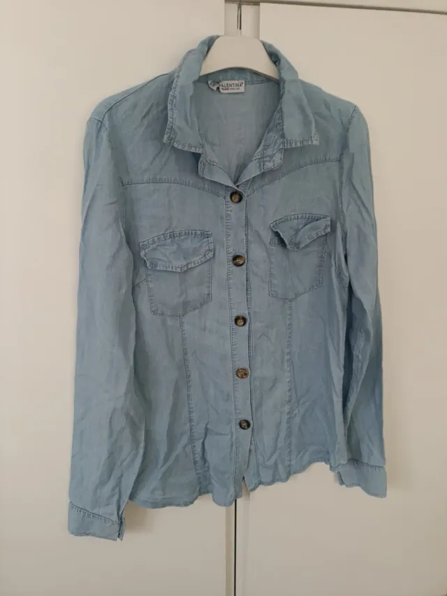 Camisa vaquera Valentino azul