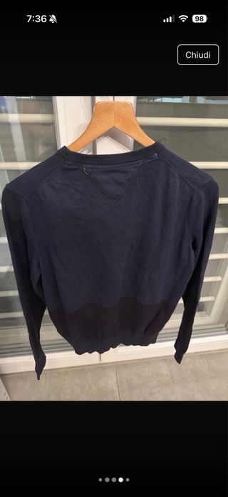Maglione Tommy Hilfiger blu e nero