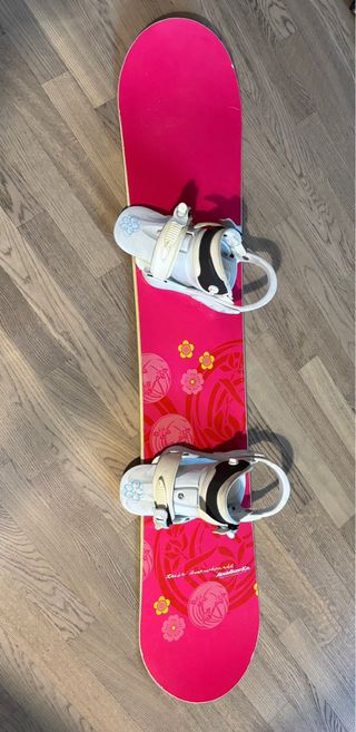 Tavola Snowboard Donna 146 cm + Attacchi