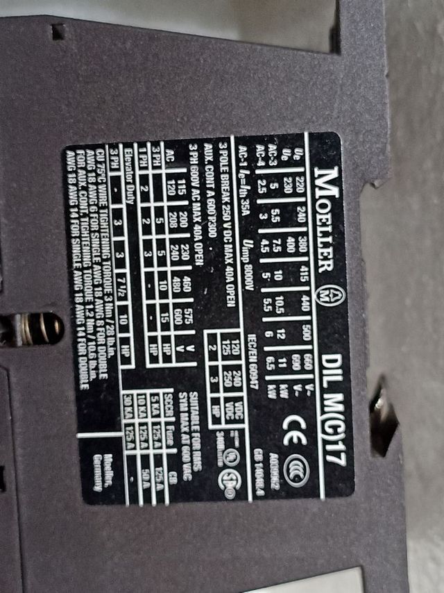 2-contactor 40A2-contactor 40A