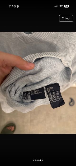 Maglione Tommy Hilfiger cashmere blu