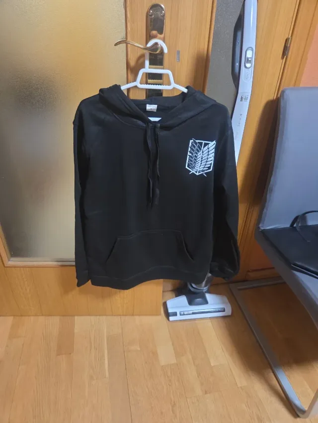 Sweatshirt preto com logótipo