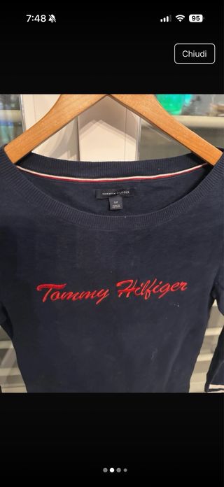 Maglione Tommy Hilfiger Blu Donna