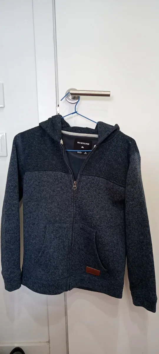 Sudadera Quiksilver con cremallera niño talla 12