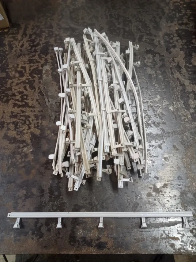 Scalextric vallas grises simples