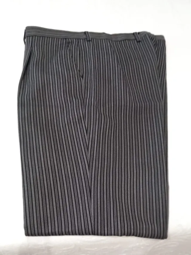 Pantalones de fallero rayas grises