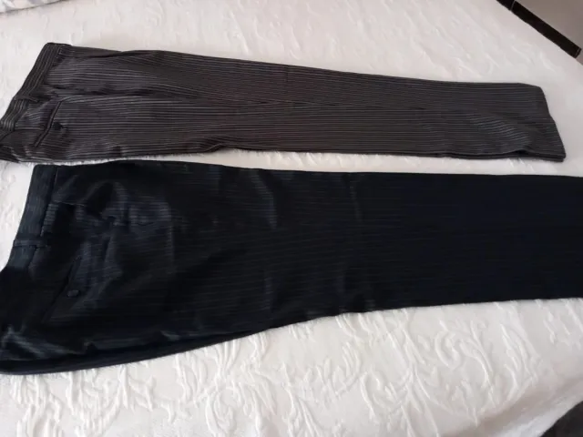 Pantalones de fallero rayas grises