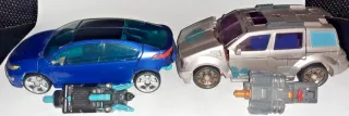 2 Modellini Robot Transformers Auto bot Jolt,Gears
