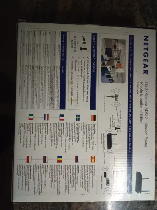 Router Modem Netgear N300 DGN2200M