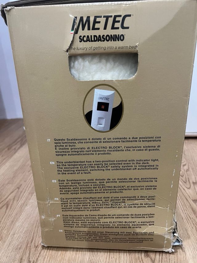 Scaldasonno Imetec Matrimoniale 150x160cm