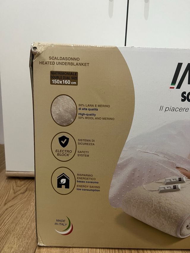 Scaldasonno Imetec Matrimoniale 150x160cm