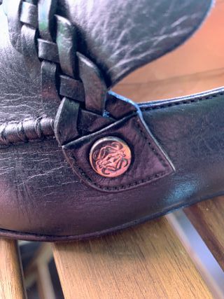Mocasines Loewe Piel Trenzada Talla 43