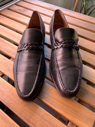 Mocasines Loewe Piel Trenzada Talla 43