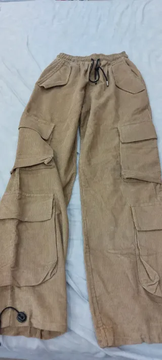 Pantalone unisex velluto a coste sportivo