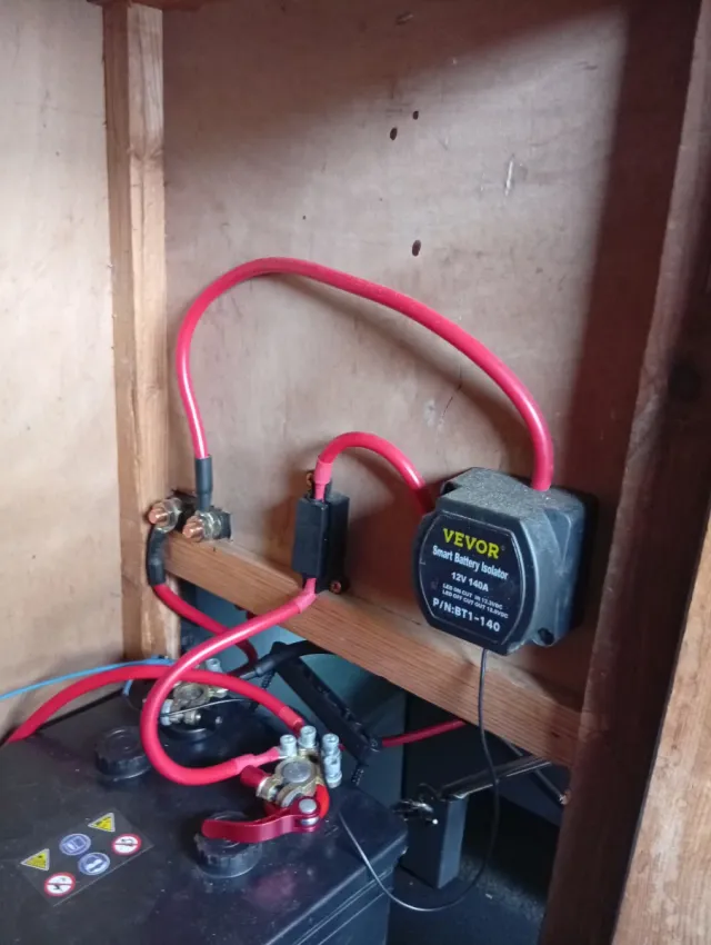 Kit para montar batería auxiliar en camper