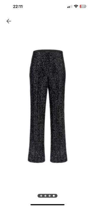 Pantalón Guess negro con brillos