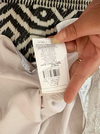 Abito in argento firmato RINASCIMIENTO