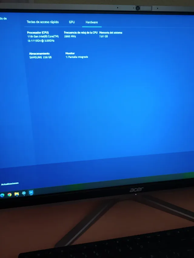 Acer Aspire i3-11.ª Gen AIO