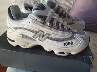 New Balance 1000 Bambas color beige gris