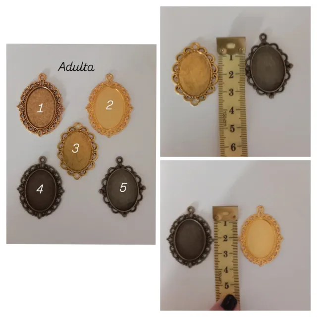 Colgante camafeo inicial Fallera/Huertana