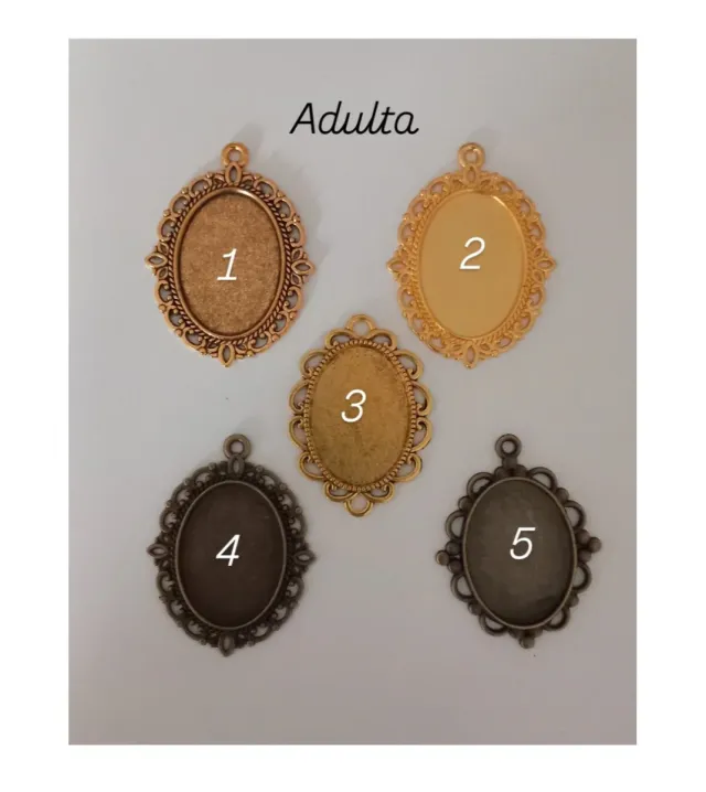 Colgante camafeo inicial Fallera/Huertana