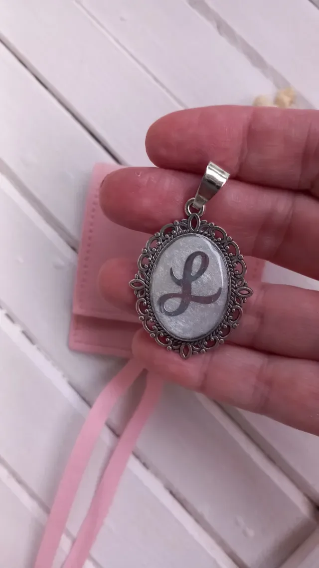 Colgante camafeo inicial Fallera/Huertana