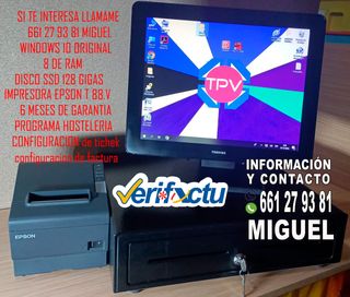 TPV TACTIL COMPLETO HOSTELERIA 661279381 MIGUEL