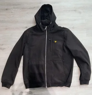 Giubbotto Lyle & Scott nero con cappuccio