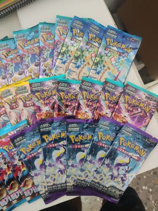 Sobres Pokémon Variados Mix 15 sobres 