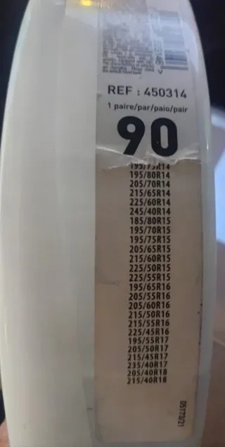 Catene da neve gruppo 90 NUOVE